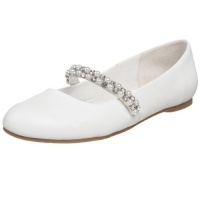 Nina Little Kid/Big Kid Nataly Ballet Flat,White Smooth,1.5 M US Little Kid Nina Little Kid/Big Kid Nataly Ballet Flat,White Smooth,1.5 M US Little Kid