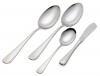 Gorham Ribbon Edge Frosted 4-Piece Stainless Steel Serving Set