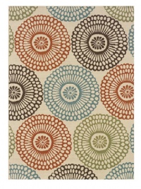 Granville Rugs Monterey Indoor/Outdoor Area Rug, Multi, 3' 7 x 5' 6 Granville Rugs Monterey Indoor/Outdoor Area Rug, Multi, 3' 7 x 5' 6