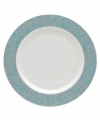 With a fresh, feminine feel and exceptional durability, the Lucille Teal dinner plates deliver lasting style to every day and occasion. A fanciful pattern inspired by 1950's lace trims creamy, contemporary porcelain from Denby. (Clearance)