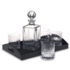 Crystal Soho Bar Set With Tray