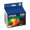 Epson DURABrite T126520 Ultra 126 High-capacity Inkjet Cartridge Color Multipack -Cyan/Magenta/Yellow