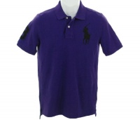 Polo Ralph Lauren Large Pony Polo Shirt Purple Large 14-16 Polo Ralph Lauren Large Pony Polo Shirt Purple Large 14-16