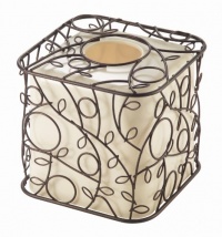 InterDesign Twigz Boutique Box, Vanilla/Bronze