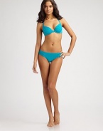 A charming style with a touch of texture offering just the right amount of stretch and coverage.Stretch comfort87% nylon/13% spandexFully linedHand washImported Please note: Bikini top sold separately. 