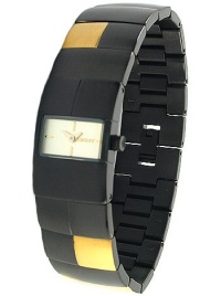 DKNY Women's Two-tone Black and Gold Stainless Steel Bracelet watch #NY4417 DKNY Women's Two-tone Black and Gold Stainless Steel Bracelet watch #NY4417