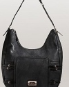 GUESS Baden Large Hobo, BLACK