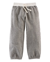 The classic sweatpant is rendered in utterly soft cotton fleece. The classic sweatpant is rendered in utterly soft cotton fleece.