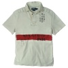 Polo Ralph Lauren Men's Rustic Custom-Fit Rugby, Deckwash White, S