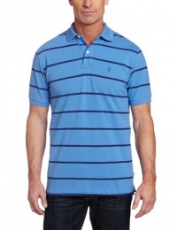 IZOD Men's Slim Fit Short Sleeve Stripe Pique Polo IZOD Men's Slim Fit Short Sleeve Stripe Pique Polo