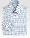 A refreshing windowpane pattern adorns this work wardrobe staple, neatly tailored in lightweight cotton.Button-frontSpread collarCottonDry cleanImported