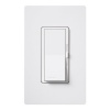Lutron DVWCL-153PH-WH Diva Dimmable CFL/LED Dimmer with Wallplate, White