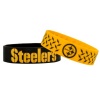 NFL Pittsburgh Steelers Bulky Bandz Bracelet 2-Pack