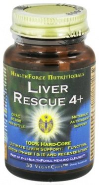 Healthforce Liver Rescue 4+, Vegancaps, 30-Count Healthforce Liver Rescue 4+, Vegancaps, 30-Count