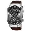Philip Stein Men's 3-G-CRB-ZBR Signature Brown Lizard Leather Strap Watch