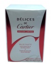 Delices De Cartier for Women 2 Piece Gift Set (Eau De Toilette Spray, Solid Perfume), 1.6 Ounce