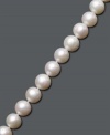 For a classic look that will last a lifetime - add Belle de Mer's simple strand of cultured freshwater pearls (7-8 mm). Crafted in 14k gold. Approximate length: 7-1/2 inches.
