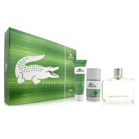 Lacoste Essential Men Gift Set (Eau De Toilette Spray, Shower Gel, Deodorant Stick) Lacoste Essential Men Gift Set (Eau De Toilette Spray, Shower Gel, Deodorant Stick)