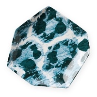 This animal motif is one of DVF's newest designs inspired by an original wrap print. Interpreted in black, white and blue, it is perfect for the hostess who craves a wild adventure. This animal motif is one of DVF's newest designs inspired by an original wrap print. Interpreted in black, white and blue, it is perfect for the hostess who craves a wild adventure.
