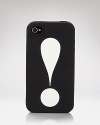 kate spade new york gives your gadget extra emphasis with this iPhone case, crafted of silicone and punctuated by a bold exclamation point.
