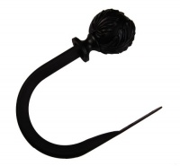 BCL Drapery Hardware 1PABKHB Paulina Curtain Rod BCL Drapery Hardware 1PABKHB Paulina Curtain Rod
