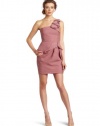 BCBGMAXAZRIA Women's Audrey One Shoulder Short Dress