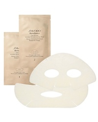 Shiseido Benefiance Pure Retinol Intensive Revitalizing Face Mask. A concentrated treatment sheet mask that targets fine lines and wrinkles, as it saturates skin with moisture. Restores youthful suppleness and radiance with a single application. Developed with Shiseido-original Pure Liquid Retinol and anti-photowrinkle system with Chlorella plant extract, a skin-vitality enhancer. Recommended for all skin types. Use 2-3 times a week at night, after cleansing and balancing. Follow with sun protection when used during the day. Shiseido Benefiance Pure Retinol Intensive Revitalizing Face Mask. A concentrated treatment sheet mask that targets fine lines and wrinkles, as it saturates skin with moisture. Restores youthful suppleness and radiance with a single application. Developed with Shiseido-original Pure Liquid Retinol and anti-photowrinkle system with Chlorella plant extract, a skin-vitality enhancer. Recommended for all skin types. Use 2-3 times a week at night, after cleansing and balancing. Follow with sun protection when used during the day.