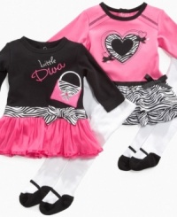 Two terrific sets that comes with playful skirts and great graphics! Two terrific sets that comes with playful skirts and great graphics!