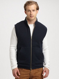 An exceptional layering option, destined to be a seasonal favorite, featuring an incredibly soft, sherpa lining and ribbed trims for a structured finish.Two-way zip frontKangaroo pocketsCottonMachine coldImportedFur origin: China An exceptional layering option, destined to be a seasonal favorite, featuring an incredibly soft, sherpa lining and ribbed trims for a structured finish.Two-way zip frontKangaroo pocketsCottonMachine coldImportedFur origin: China