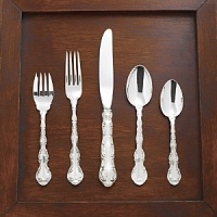 Rich, formal scroll work imbues the elegant Strasbourg pattern with a romantic, old-word distinction. Premier tableware designer Gorham presents superior quality sterling silver flatware in an array of distinctive patterns, to suite your every mood and occasion.