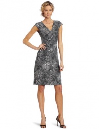 Evan Picone Women's Mj Short Sleeve Wrap Dress Evan Picone Women's Mj Short Sleeve Wrap Dress