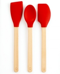 Make it a more memorable cooking experience with this set of three essential kitchen utensils. With silicone heads and sturdy beechwood handles, you'll cook with chef-like versatility. Limited lifetime warranty. Make it a more memorable cooking experience with this set of three essential kitchen utensils. With silicone heads and sturdy beechwood handles, you'll cook with chef-like versatility. Limited lifetime warranty.