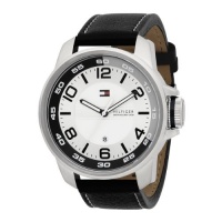 Tommy Hilfiger Men's 1790714 Sport Stainless Steel Case with Leather Strap Watch Tommy Hilfiger Men's 1790714 Sport Stainless Steel Case with Leather Strap Watch