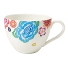 Bright, cheerful blooms decorate this premium bone-china tea cup from Villeroy & Boch. Mix it and match it with other pieces in the collection for endless creative combinations.