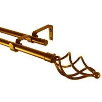 BCL Drapery Hardware 58TW86S Wire Twist Curtain Rod Set BCL Drapery Hardware 58TW86S Wire Twist Curtain Rod Set