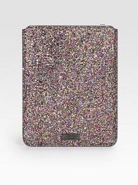 From the 24:7 Collection. Slip your iPad® into this stylish cover crafted from glitter-coated cotton.Accommodates all iPad® modelsFully lined8¼W X 10¼H X 1/4DMade in ItalyPlease note: iPad® not included.