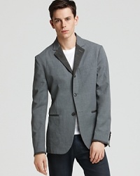 John Varvatos Convertible Lapel Blazer John Varvatos Convertible Lapel Blazer
