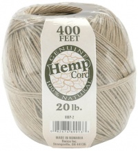 Darice 20# Hemp Cord - 400ft/100% Natural Darice 20# Hemp Cord - 400ft/100% Natural