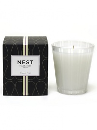 Anjou pear and fresh, ozonic watery notes are infused with the essence of wasabi. Approximate burn time, 50 hours. 8.1 oz. Anjou pear and fresh, ozonic watery notes are infused with the essence of wasabi. Approximate burn time, 50 hours. 8.1 oz.