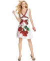 Make a statement in Desigual's fun floral dress! The bubble hem adds a unique touch to this stunner.