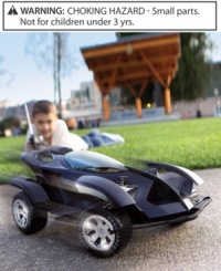 Perfect for the future NASCAR pro and fearless stunt devil alike, the Vengeance RC Car from Blue Hat Toy Company delivers fast-racing action and maximum performance just like the real thing. Fully equipped with super-grip knobby tires, a full-function radio control stick, rechargeable battery and 12V battery charger. Perfect for the future NASCAR pro and fearless stunt devil alike, the Vengeance RC Car from Blue Hat Toy Company delivers fast-racing action and maximum performance just like the real thing. Fully equipped with super-grip knobby tires, a full-function radio control stick, rechargeable battery and 12V battery charger.