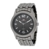 U.S. Polo Assn. Men's US8438 Black Dial Gun Metal Bracelet Watch