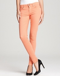 Drenched in vibrant color, these Paige Denim legging jeans lend statement-making style to every look with easy-chic attitude. Drenched in vibrant color, these Paige Denim legging jeans lend statement-making style to every look with easy-chic attitude.