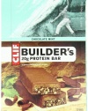 Clif Bar Builder's Bar, Chocolate Mint, 2.4-Ounce Bars, 12 Count