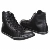 Converse Slim Chuck Taylor Leather Hi Top Shoes in Black Monochrome (117634), Size: 10 D(M) US Mens / 12 B(M) US Womens, Color: Black Monochrome