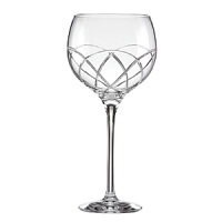 This kate spade new york Annadale wine glass is rendered in sparkling European crystal cut with a swirled design. This kate spade new york Annadale wine glass is rendered in sparkling European crystal cut with a swirled design.