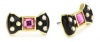 Betsey Johnson Candy Land Bow Stud Earrings