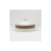 Noritake Xavier Gold Covered Vegetable Bowl