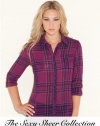 GUESS Ferris Long-Sleeve Plaid Shirt, DAMSON MULTI (MEDIUM)