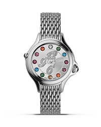 Fendi Crazy Carats Diamond and Topaz Stainless Steel Watch, 38mm Fendi Crazy Carats Diamond and Topaz Stainless Steel Watch, 38mm